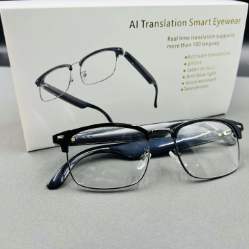 YJ005 Hot NewAI Translation Bluetooth Smart Glasses with Directional Audio
