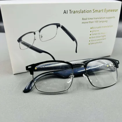 YJ005 Hot NewAI Translation Bluetooth Smart Glasses with Directional Audio