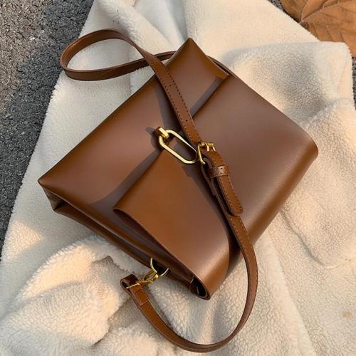 Vintage Square Crossbody bag 2021 New High-quality PU Leather Women's Designer Handbag High capacity Shoulder Messenger Bag