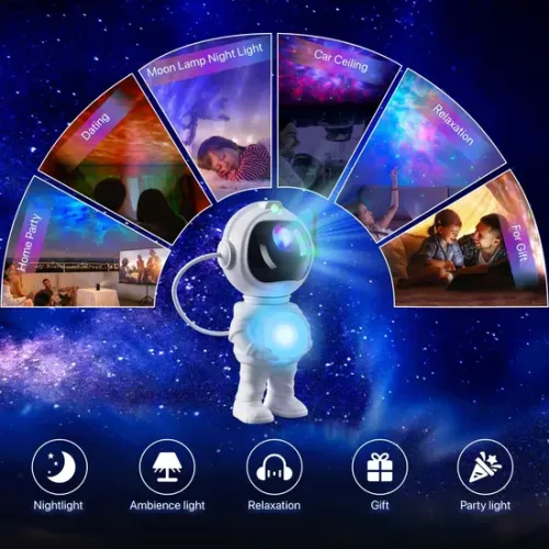 Галактик -проектор с лунным светом и дистанционным управлением