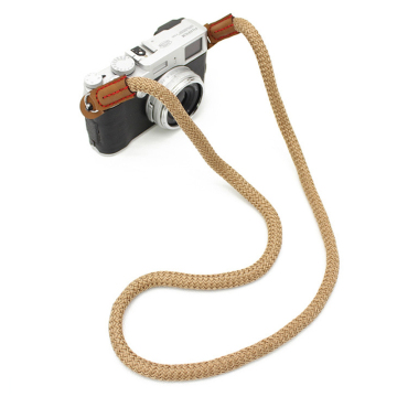 Custom Logo Soft Cotton Safety Rope DSLR Camera Strap