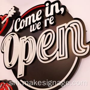 Bespoke neon saini mamanu
