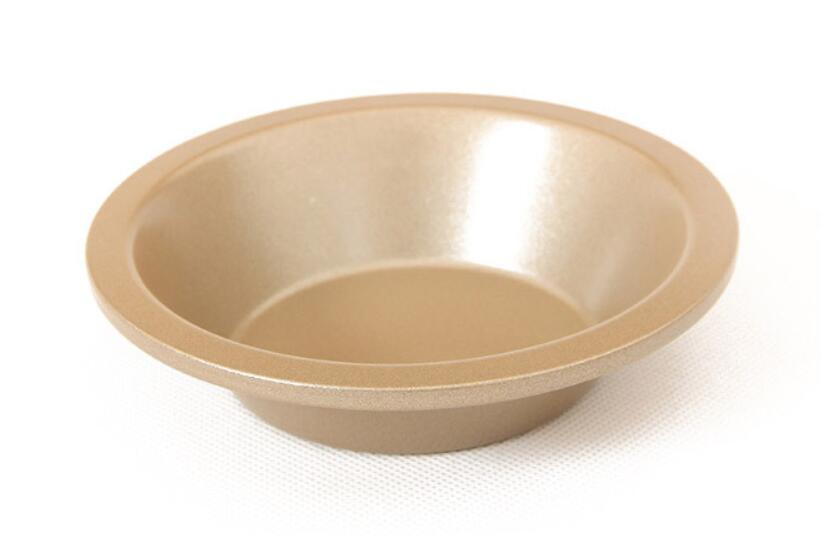 5“Golden Carbon Steel Round Non-stick Mini Pie Pan (9)