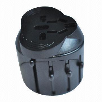 New design universal adapter, available in black