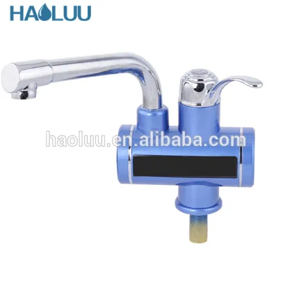 LED Temperature Display Blue Color Instant Heat Faucet HL96020D