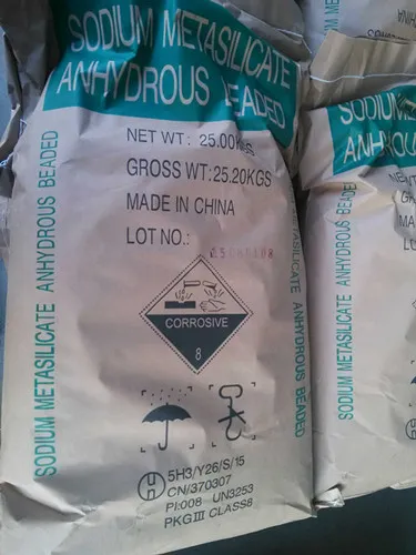 Sodium Metasilicate Anhydrous Textile Dyeing Auxiliaries