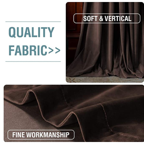 Antique Thick Velvet Curtain