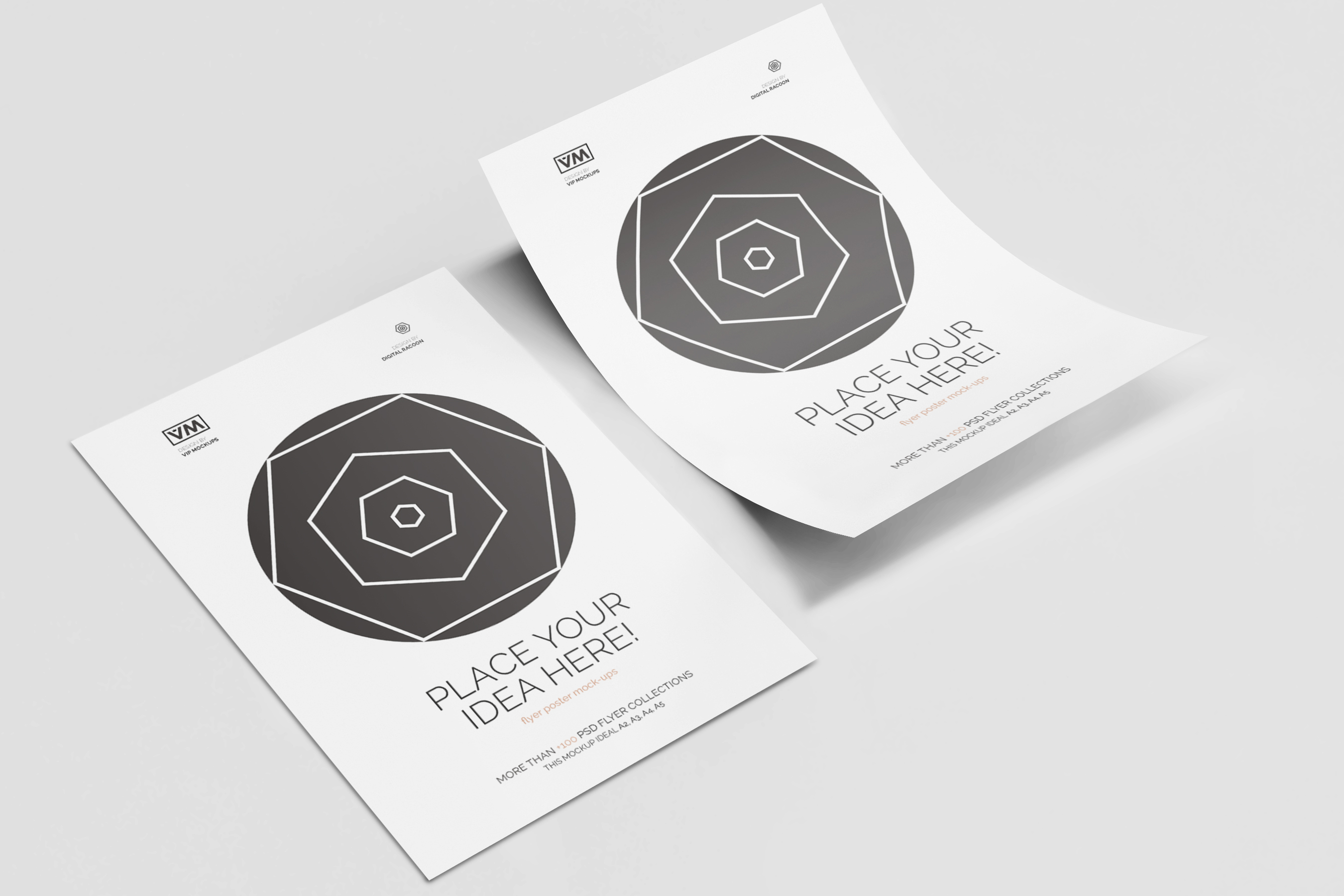 Um folheto de publicidade bem projetado