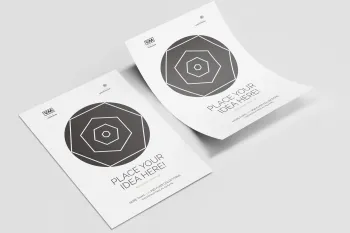 A well-designed advertising brochure