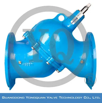 YQ20013-16/25Q Water Flow Regulating/Cut off/Check Valve Manufactured in China, DN 40-1200mm, PN 1.6/2.5 MPa