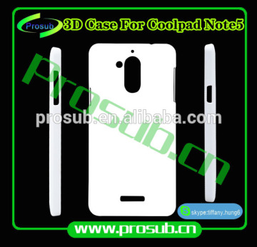 3d sublimation heat transfer blank smartphone case cover skin for Prosub-Coolpad Note5