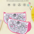 Kindergarten DIY painting bag New school season fashion trend polyester graffiti mini children's handbag