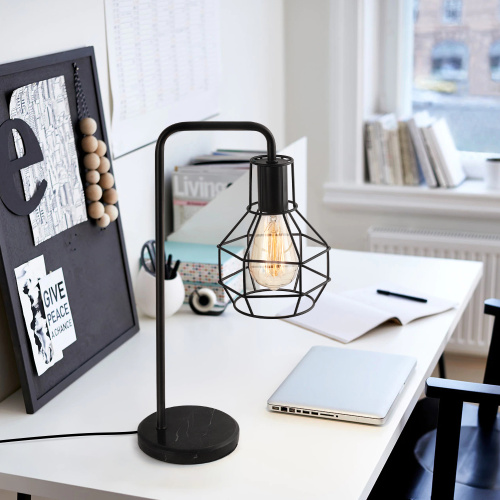 Industrial Bedside Nightstand Lamp for Bedroom