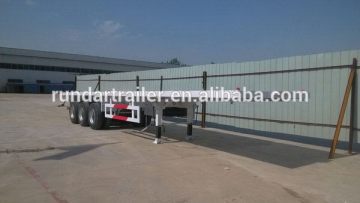 Customized professional 50ton low flatbed semi trailer