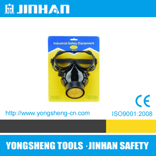 Jinhan Valved Filter Gas Mask Anti Toxic Respirator Industrial (D-1009A)