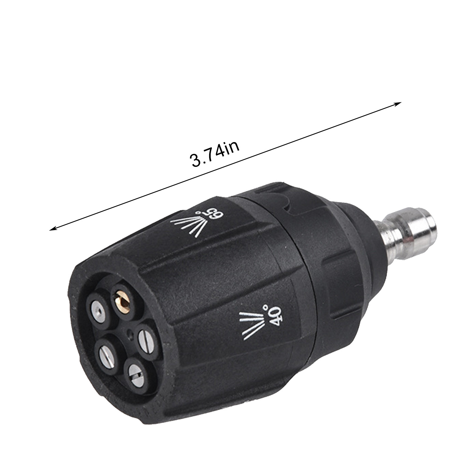 Bulle chaude 5 po 1 en une pièce G1 / 4 mâle à haute pression mâle 0 15 25 40 65 buse connectez le pistolet de lave-auto adaptaire rapide