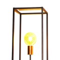 Iron three-head floor lamp