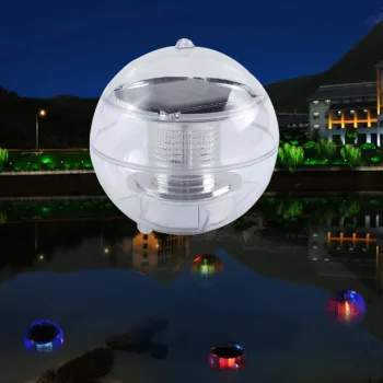 Multicolor Plastic Waterproof Ball Solar LED Light by Ningbo Manufacturer