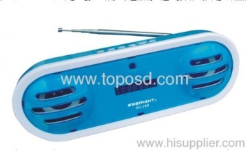 مشغل الموسيقى Mp3 مع مكبر صوت Usb محمول الإذاعة والشاشة