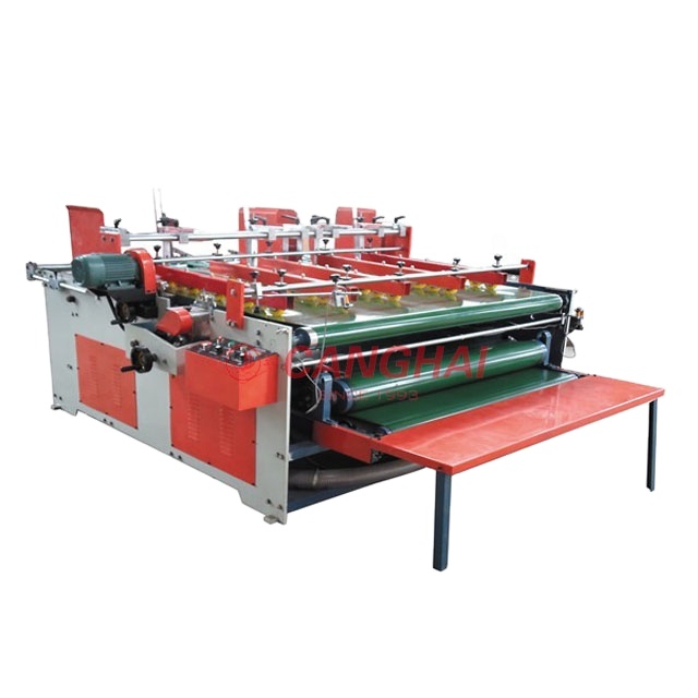 Semi-automatic folder and gluing machines for box