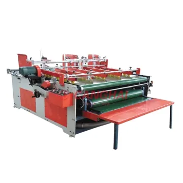 Semi-automatic folder and gluing machines for box