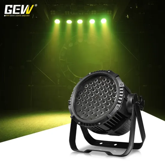 RGB 54x3W Full Color 4in1 LED Plastic Waterproof PAR Light