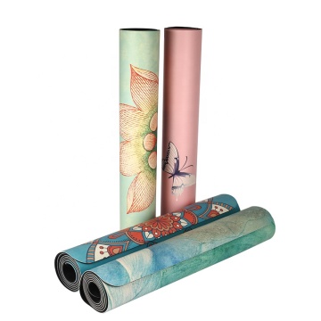 2022 Eco-Friendly Yoga Mat: Custom Logo, Digital Colorful Printing, Non-Slip, Natural Rubber & PU Material