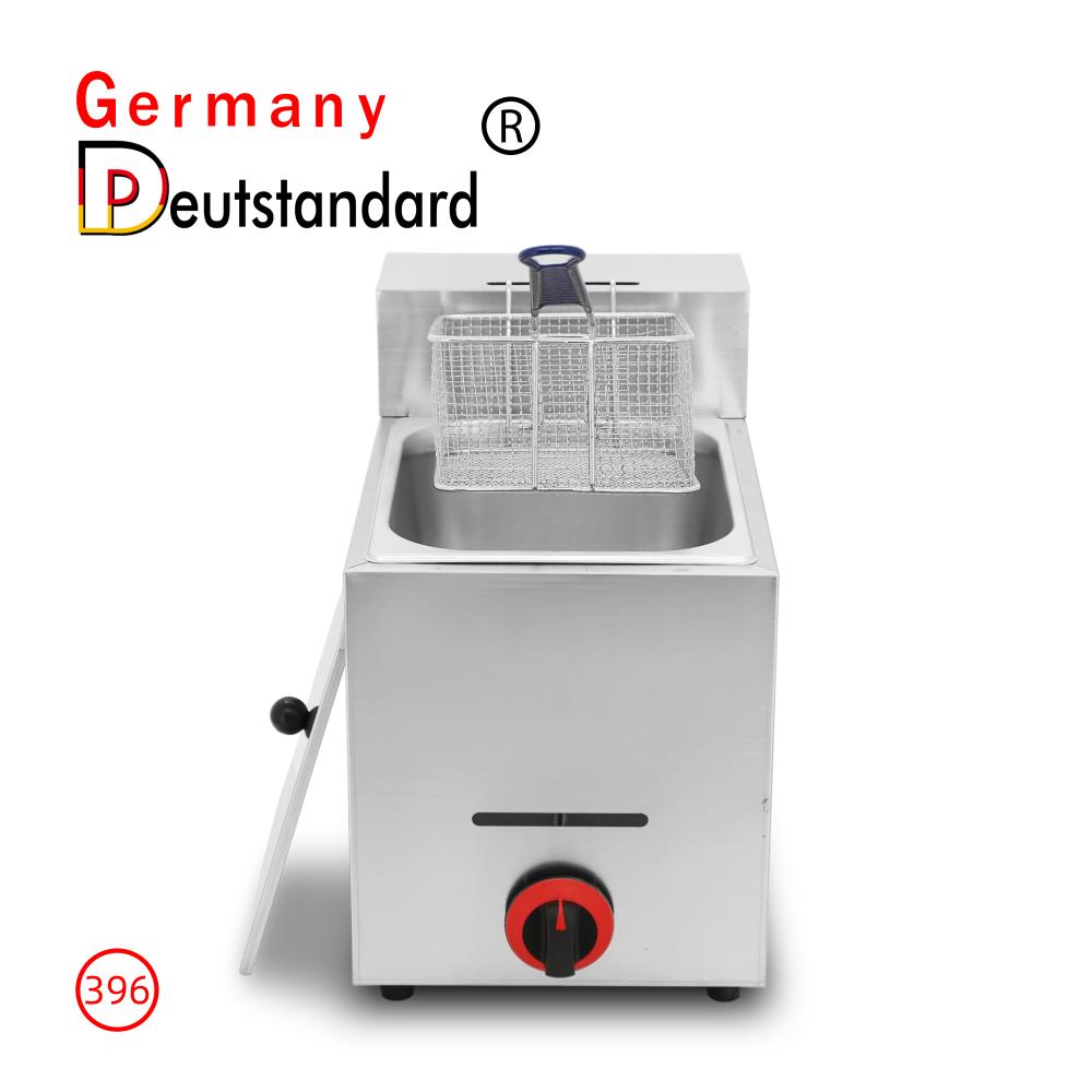 restaurant gas single deep fryer with 6L