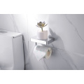 toilet paper holder with divider storage rack