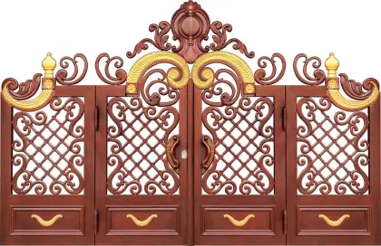 Upscale Mansion Aluminum Gate