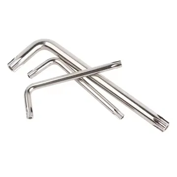 Professional Torx L Key Wrench Set: Includes T10, T15, T20, T25, T27, T30, T40, T45, T50, T55 Sizes and Security Hole Spanner Screw Driver Bits