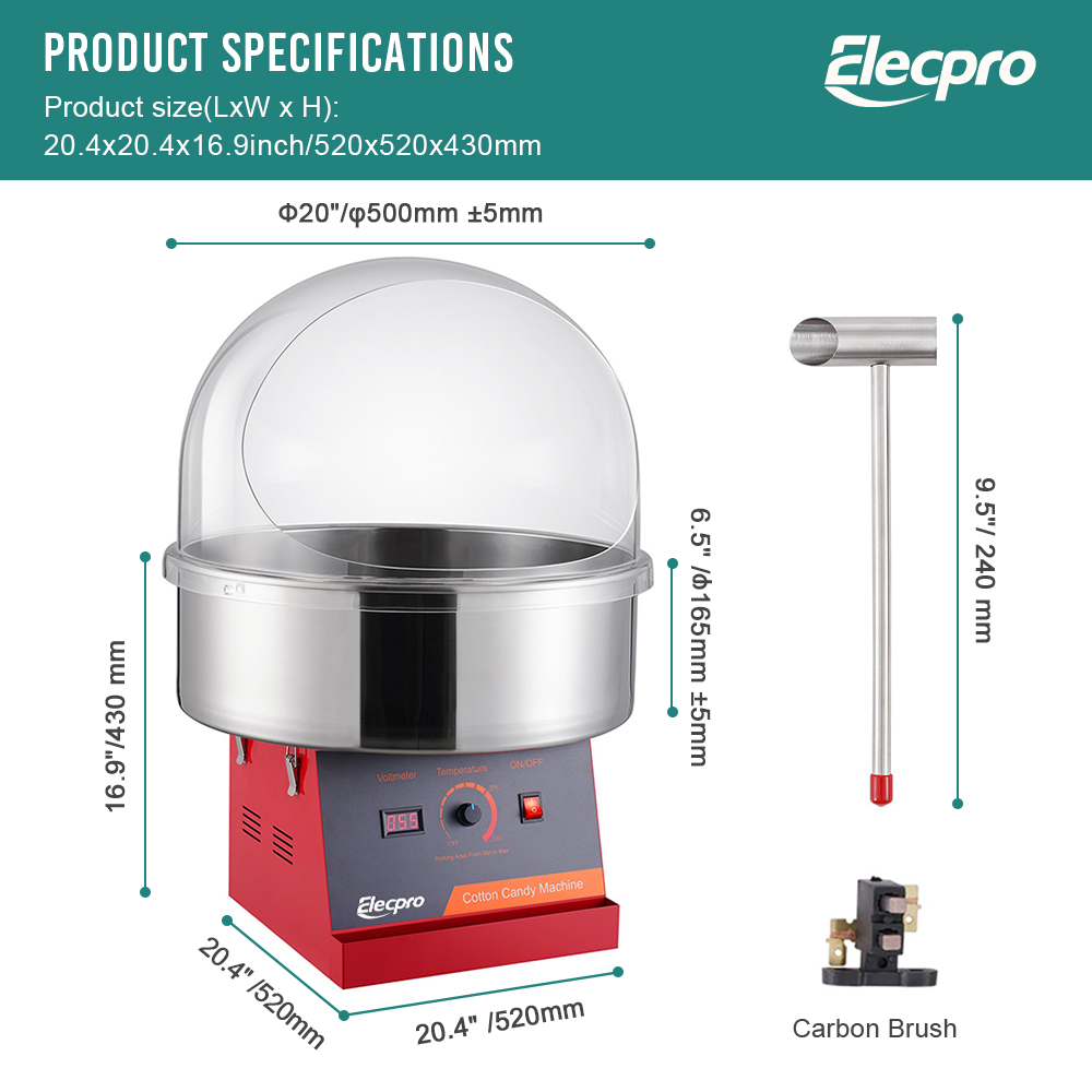 commercial cotton candy maker