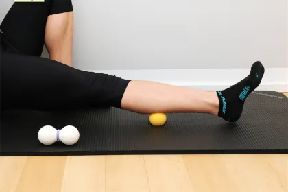 double cross fit massage balll