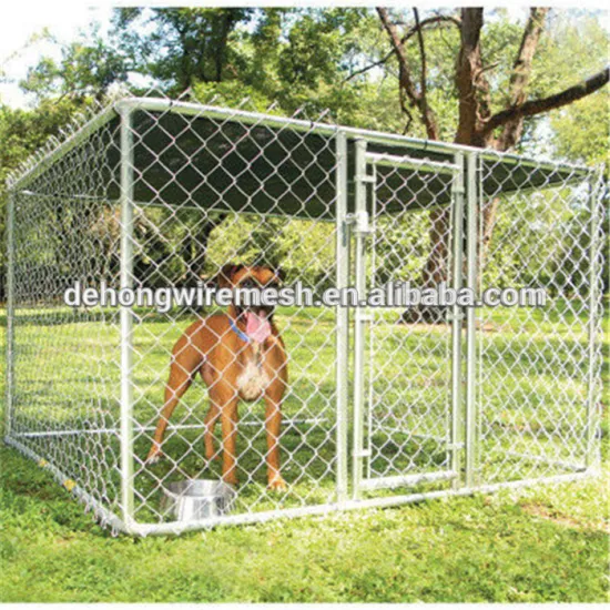 Fashionable top-selling galvanized steel dog kennel