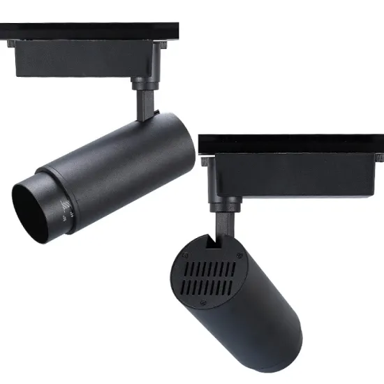 Black Driver Adapter Combined Track Lighting Fixtures