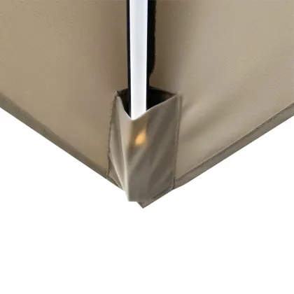 Roma Solar LED Beach Umbrella Sun Protection