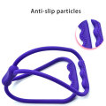 Gym Sport Yoga Fitness Pilates Silicone 8 Shaped Elastic Pull Tension Rope