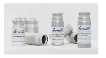 MDI canisters anodized cans
