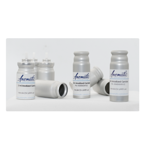 MDI canisters anodized cans