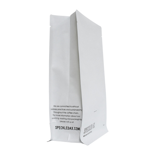 Caja de papel inferior Kraft Paper Alu Packaging Compostable Zipper