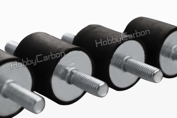 High strength adjustable engine vibration damper screws