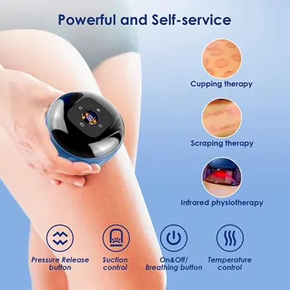 Smart Dynamic Cupping Therapy Set: 3-Level Electric Cupping Massager Machine