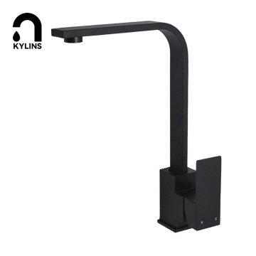 WELS Square Sink Mixer Tap Watermark Tapware Matt Black Kitchen Faucet