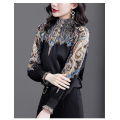 women's spring and autumn western style bottoming shirt