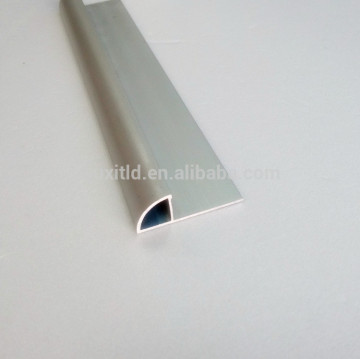 Aluminum ceramic tile trim & punched,sand /mill anodize color
