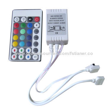 144W IR RGB LED Lighting Remote Controller, 12V DC Supply Voltage, 3V DC Working Voltage