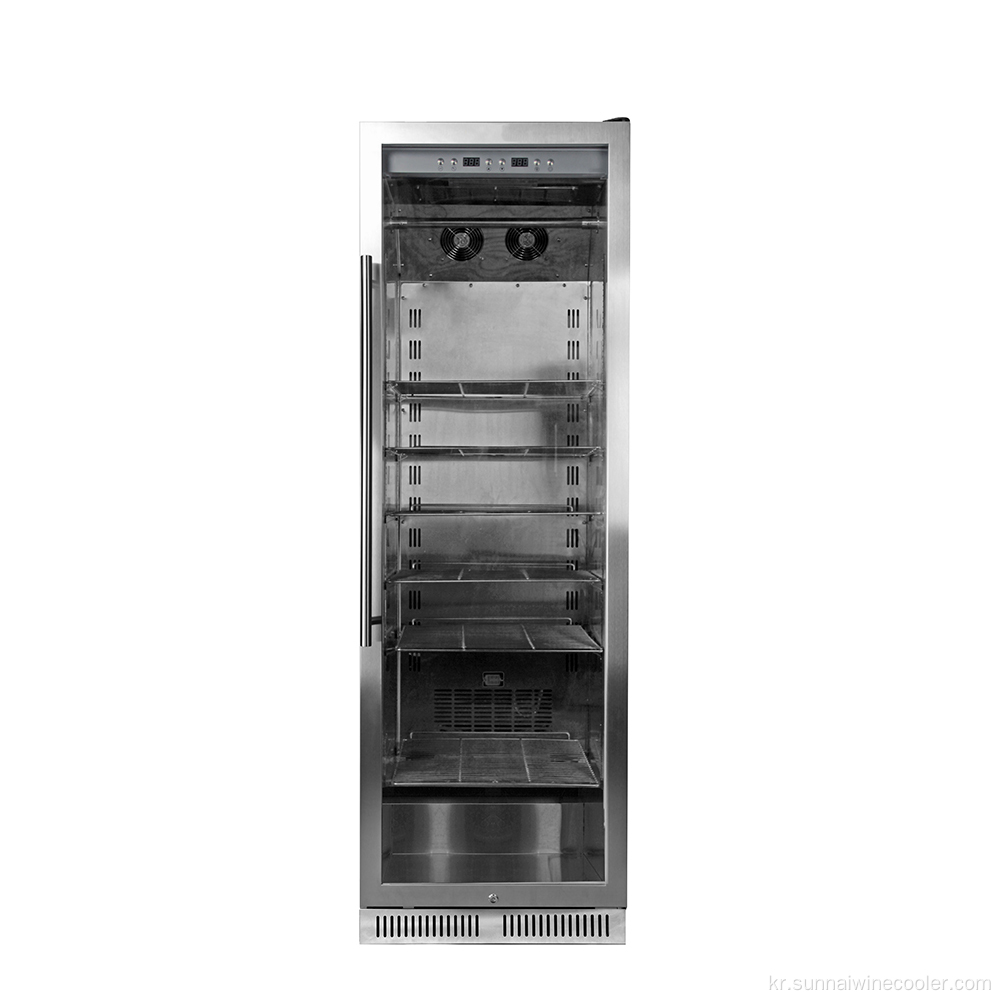 고용량 압축기 직립 건조 노화 스테이크 냉장고