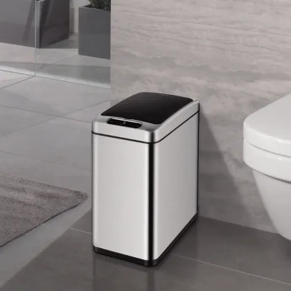 Intelligent Sensor Trash Can - Fashion 8L Stainless Steel Smart Bin