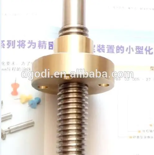cnc machining brass leadscrew for stepped motor