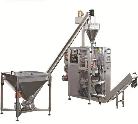 Automatic Powdered Packaging machine for plastic Containers